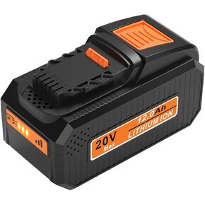 12.0A Replacement for Dewalt 20V Max Battery, High Capacity Replacement for Dewalt Battery, Baterias Dewalt Compatible with All Dewalt 20V Cordless Power Tool.