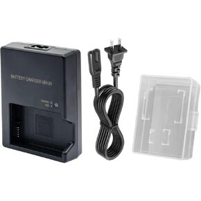 MH-24 Quick Battery Charger for EN-EL14 EN-EL14A Battery Compatible with Nikon P7100 P7000 D5100 D5200 D5300 D5500 D5600 Df D3100 D3200 D3300 with Battery Protection Box