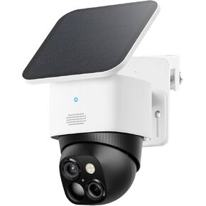 Gutter Mount Bracket Compatible with Eufy Security SoloCam S340 and E30, Adjustable Weatherproof and Flexible, No Drill, 1Pack-White