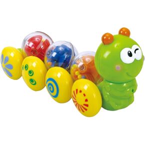 Play My Wiggly Caterpillar Baby Pull-Along Toy, Green/Blue/Red/Yellow Pretend Play Perfect for 18 Months and Up