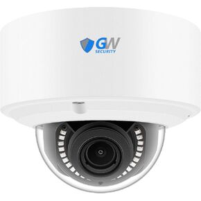 GW Security 4K 8MP Outdoor/Indoor PoE IP Microphone 2.7-13.5mm Varifocal Lens Dome Security Camera, 100ft Night Vision (GW807101M)