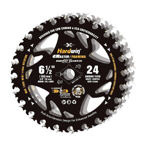 6.5-Inch 24-Teeth (3PCS) Circular Saw Blade for Wood Cutting | Carbide-Tipped, Energy-Saving, Dual Dovetail Tooth Design, Low Friction, Smooth, Longer Battery Working time