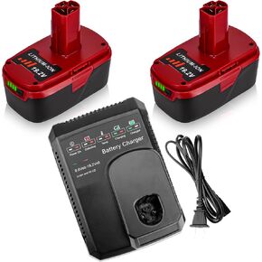 Munikind 2Pack 19.2V 6.0Ah Replacement Battery and Charger for Craftsman 19.2V Battery C3 130279005 1323903 130211004 11045 315.115410 315.11485 Cmapatible with Craftsman 19.2 Drill Driver Wrench in Kuwait