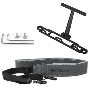 BTG DJI RC 1/RC 2 Remote Controller Handle Mount & Lanyard Neck Strap for DJI Mini 4 Pro/Air 3 3S /Mini 3 Pro/Mavic 3 Classic Pro Controller Accessories Lanyard (Black)