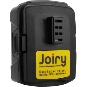Joiry Battery for 12V 2.5Ah Lithium Ion Replacement Battery Ryobi CB120L CB121L 130503001 130503005 BPL-1220 (Not for CB120N)