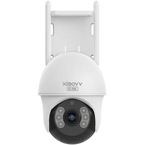 Security Cameras Wireless Outdoor, WiFi Security Camera Outdoor has Panoramic PTZ, Automatic Tracking, Human/Vehicle Detection, Color Night Vision and Other Functions Outdoor Security Camera