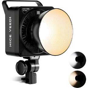 250W LED Photography Lighting Kit, Bi Color Studio Lights 3000K-10000K with Remote Control, CRI97+ Video Light with Bowens Mount&Detachable Diffusion, Light for Video Recording Photograpny