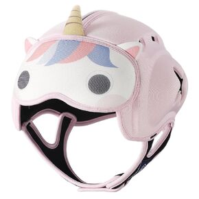 Mambobaby Guard Baby Head Protector Baby Helmet for Crawling and Walking - No Bumps and Soft Safety Peak - Ultra Light and Adjustable Baby Head Protector Suitable for Babies 6-24 Months-Little Raccoon