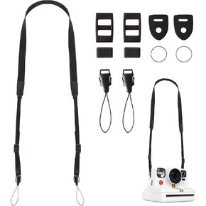 Camera Strap Compatible with Polaroid,Lightweight Black Camera Neck Strap Replace Compatible with Polaroid with Different Camera Buckles,1PC