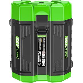 56-Volt 5.3 Ah Replacement for EGO Battery for Ego 56V Battery BA2800 BA2800T BA1400T BA2242T BA1120 BA4200 BA4200T BA5600T, fit for All 56V EGO Power Tools-New Upgraded 4X Longer Runtime