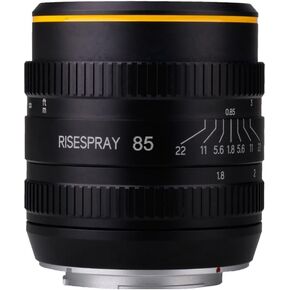 85mm f/1.8 Full-Frame Manual Camera Lens for Canon Nikon SLR DSLR Camera (Canon EF)