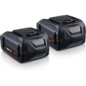 VANON 2 Pack 7.0Ah 20V WA3520 Lithium Ion Battery Replacement for Worx 20 Volt WA3520 WA3525 WG151s WG155s WG251s WG255s WG540s WG545s WG890 WG891 Cordless Power Tool
