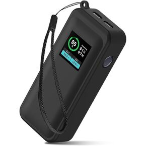 Soft Silicone Case for Anker Prime Power Bank 12000mAh 2-Port Portable Charger with 130W Output (Case Only)-Black