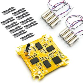 F411 AIO Brushed Drone Flight Controller with 8520 Motors + Propellers Kit