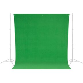 Westcott Wrinkle-Resistant 9' x 10' (2.75 x 3.05m) Backdrop for Photoshoots, Group Portraits, & Photo Booth. Portable and Travel Friendly (Chroma-Key Green)