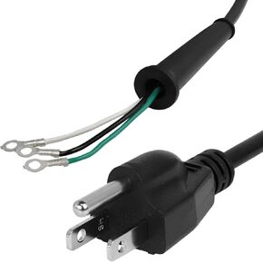 95104L Replacement Cord for SKILSAW - Compatible with SPT77WM, SPT77W, SPT78W, SPT70WM, SPT70V Circular Saw Power Cord - Heavy Gauge Power Cord for SKILSAW(Black 8.2 FT 3-Prong Power Cord)