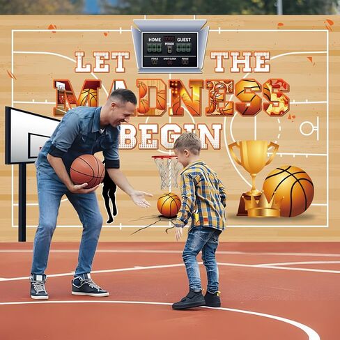 زخارف حفلات كرة السلة ، خلفية كرة السلة 5 × 3 أقدام ، لوازم خلفية التصوير الرياضي للتصوير الفوتوغرافي ، زخارف كرة السلة للحفلات ، لوازم حفلات كرة السلة الخارجية الداخلية في الخارج in Kuwait