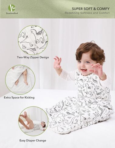 Baby Sleeveless Sleep Bag Newborn Sleep Sack 1.0 TOG Boys Girls Sleeping Sack Unisex Rayon Wearable Blanket in Saudi Arabia