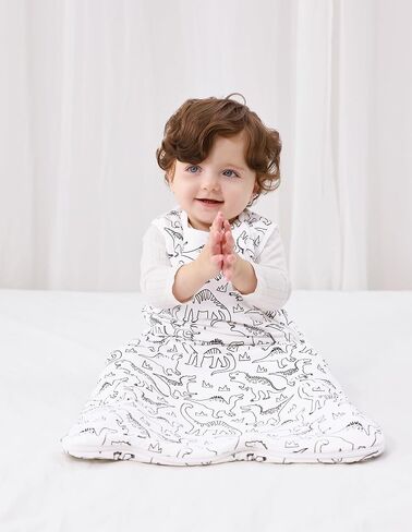 Baby Sleeveless Sleep Bag Newborn Sleep Sack 1.0 TOG Boys Girls Sleeping Sack Unisex Rayon Wearable Blanket in Saudi Arabia