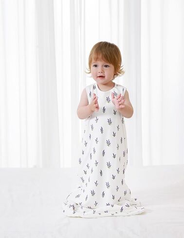 Baby Sleeveless Sleep Bag Newborn Sleep Sack 1.0 TOG Boys Girls Sleeping Sack Unisex Rayon Wearable Blanket in Saudi Arabia