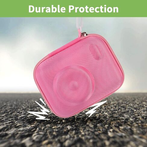 ALKOO Instant Print Camera Case Compatible with Gofunly Camera, Digital Camera Bag for Esoxoffore/for LETSHAHA/for JPVERLY/for Hangrui, Storage for Printer Paper and 32GB SD Card- Purple (Box Only) in Kuwait