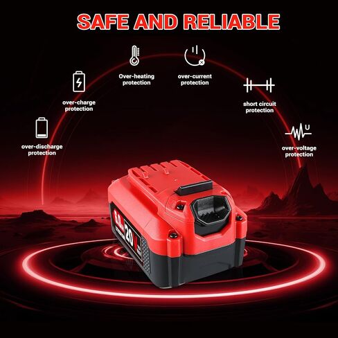 MANUFER 2 Pack 6.0Ah 20V V20 Lithium-ion Battery Replacement for Craftsman 20V Battery CMCB202 CMCB204 CMCB205 CMCB206 CMCB204-2 CMCB202-2 Cordless Power Tools in Saudi Arabia