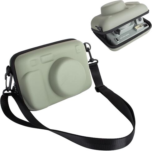 Rieibi Hard Protective Case for INSTAX WIDE 400/300/210/LOMO Camera - EVA Carrying Storage Case for Fujifilm Instax Wide 400/300/210/LOMO Camera with Shoulder Strap and Accessories Pocket-Green in Kuwait
