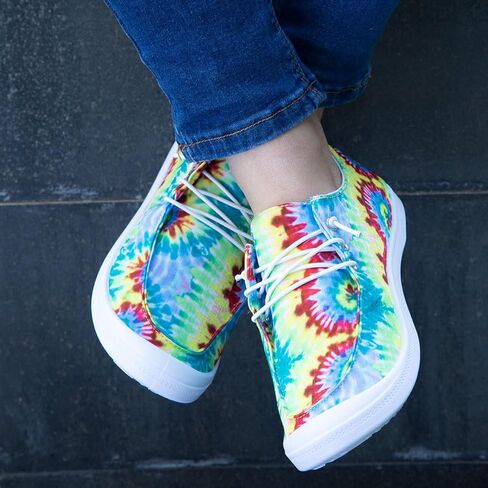 Stylish and Comfortable Slip-On Canvas Shoes for Women with Floral Print and Cushioned Soft Sole, Available in Large Sizes in Saudi Arabia
