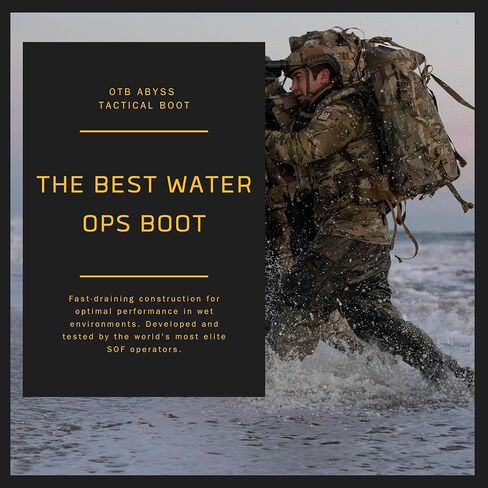 Abyss Tactical Boots – Men’s Lightweight, Water-Friendly Combat Boots with Drainage & Grip for All Terrains in Saudi Arabia