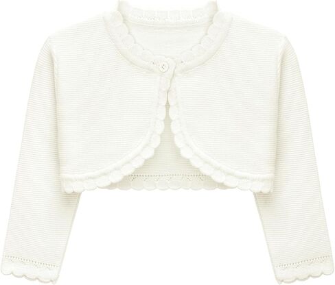Lilax Baby Girls's Long Sleeve Cardigan Cardigan Cynit Button Closure Bolero تجاهل in Kuwait