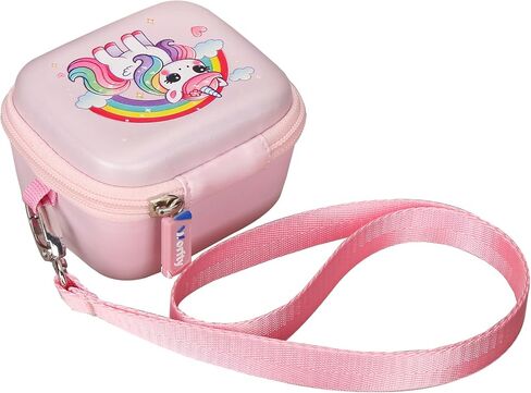 Kids Camera Case for Goopow/Seckton/Masterbee/CIMELR/Desuccus/OUTUVAS/Dylanto/GKTZ/DITUPAN Children Digital Video Camera Toys Camcorder Storage Holder Carrying, Pink Unicorn(Case Only) (Pink Unicorn) in Kuwait