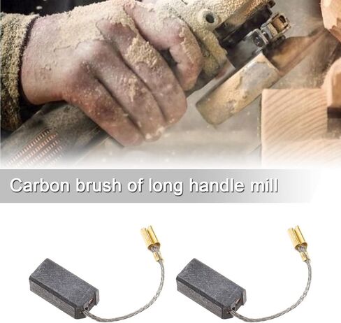 2 أزواج من فرش الكربون 16x8x6.3mm مع قطع تلقائي متوافق مع Flex Ge5R GE5R GSE5R قطع الغيار in Kuwait