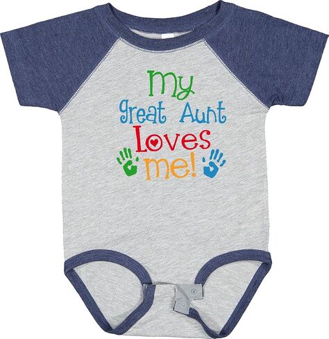 inktastic My Great Aunt Loves Me Baby Bodysuit in Saudi Arabia