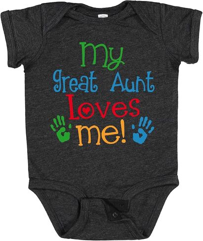 inktastic My Great Aunt Loves Me Baby Bodysuit in Saudi Arabia