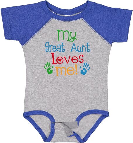 inktastic My Great Aunt Loves Me Baby Bodysuit in Saudi Arabia