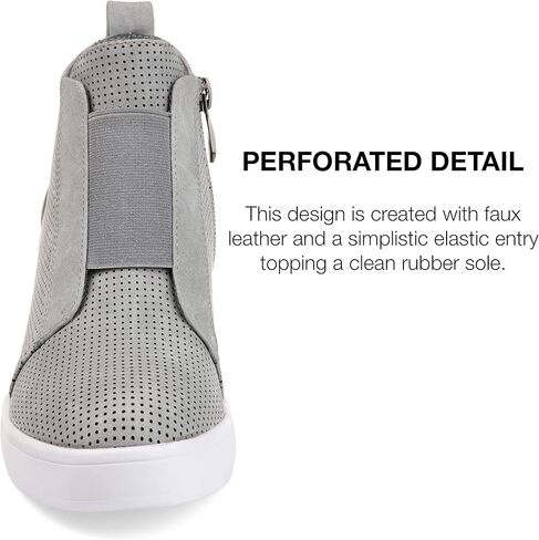 المجلات النسائية كلارا جولة إصبع القدم داخل أحذية إسفين zip zip in Kuwait