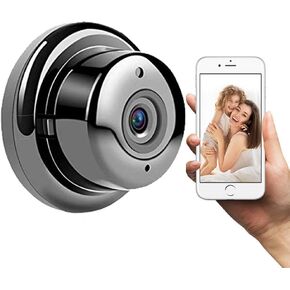 Mini WiFi Wireless 1080p HD Home Security Camera with Night Vision, Motion Detection, Elderly, Pet Camera, Babysitters, and Cloud Service - Compatible with iOS/Android