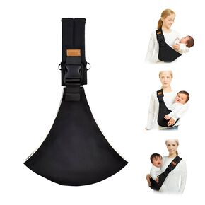 Baby Sling,Baby Sling Carrier,Toddler Carrier,Carrier for 10-30lbs,Lightweight and Non-Slip Hip Seat(Black)