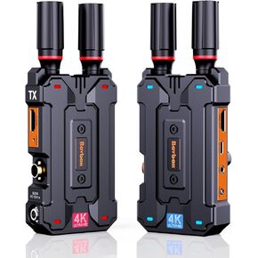 Wireless HDMI Transmitter and Receiver 4K: Plug & Play SDI/HDMI Wireless Video Transmission System, 5G 1000ft HDMI Wireless for Streaming Video and Audio to Monitor from Laptop/PC, AMS Interface