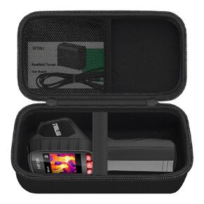Hard Case for HSFTOOLS HF96V / HF96 Thermal Imaging Camera, Infrared Camera Storage Case, Shockproof Water-Resistant Thermal Camera Protective Box Organizer Bag (Case Only), Black
