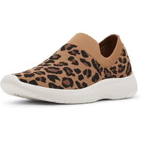 Blondo Women's Karen Sneaker, Leopard Knit, 8.5