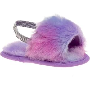 Josmo Baby-Girl's Foam Fluffy Slide Sandal