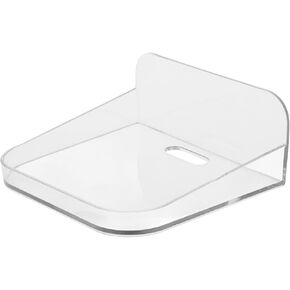 DOITOOL Wall Mount Floating Shelves for Camera, Mini Speaker Shelf Baby Monitor Wall Mount Shelf Other Small Items in Bedroom Bathroom Kitchen Living Room Clear Mini Shelf Flexible Use