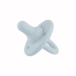 Lee Lee and Me Paci - Sky Color - 100% Medical Grade Silicone Pacifier Breast-Like Nipple Design for Better Latch - Size 0-18 Months