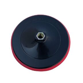 7" Rubber Backing Pad with Hook and Loop and 5/8"-11 Threaded Arbor for Diamond Polishing Pads, Recommended for Granite, Marble, Concrete, Engineered Stone, and Terrazzo Polishing