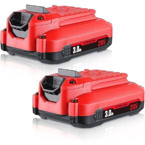 VANON 3.0Ah Replacement for Craftsman V20 20V Lithium Ion Battery CMCB204 CMCB204-2 CMCB202 CMCB202-2 CMCB201 2Pack.