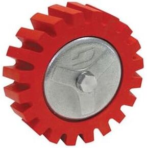 Dynabrade 92257: 4" (102 Mm) Dia. X 1-1/4" (32 Mm) Wide Red-Tred Eraser Wheel