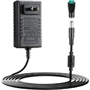 24V 3A Power Supply 72W,AC 100V ~ 240V to DC 24Volt 3Amp DC Power Supply Adapter,Converter Transformer with 5.5x2.1mm DC Output Jack for 5050 3528 LED Strip Light CCTV Camera System Printer Massager