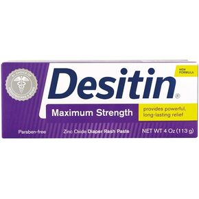 Desitin أقصى قوة حفاضات معجون الطفح الجلدي 4 أوقية (حزمة 12)