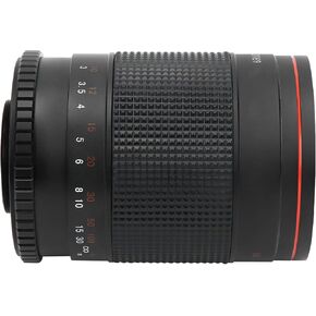 500mm F8 Super Telephoto Mirror Camera Lens Manual Focus SLR Camera Lens with Lens Filter, Adapter, Storage Bag for AI Mount Fit ForNikon SLR Camera